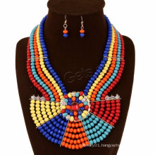 Bohemian Style Necklace&Earring Resin African Jewelry Sets